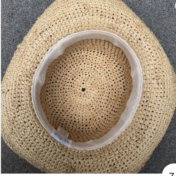 The Scala Collection Raffia Hat . - Picture 2 of 5